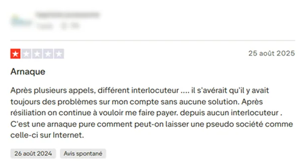 Avis négatif sur Solocal : problème de résiliation et accusations d’arnaque.